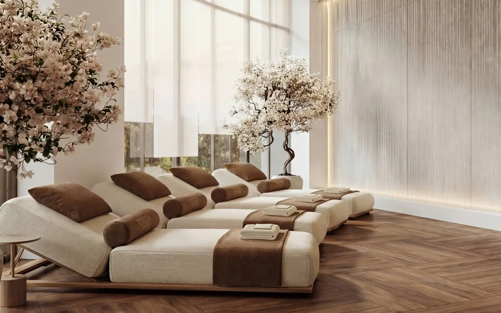 Stylish family lounge at Sobha City Abu Dhabi Phase 1 with modern furnishings and bright, spacious interior design