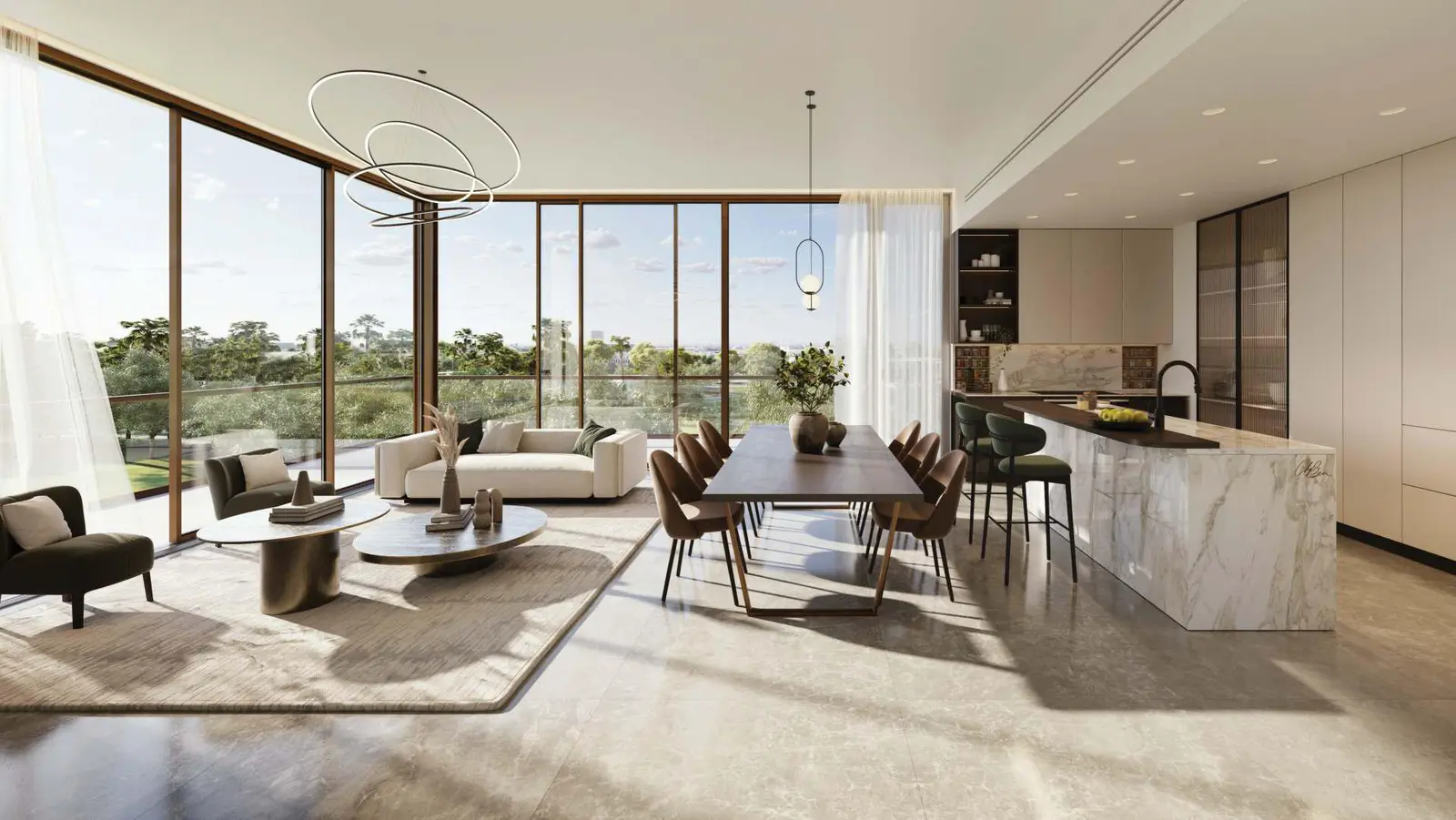 Sama Yas by Aldar luxury apartment interiors in Yas Island Abu Dhabi featuring spacious layouts and contemporary style.jpg