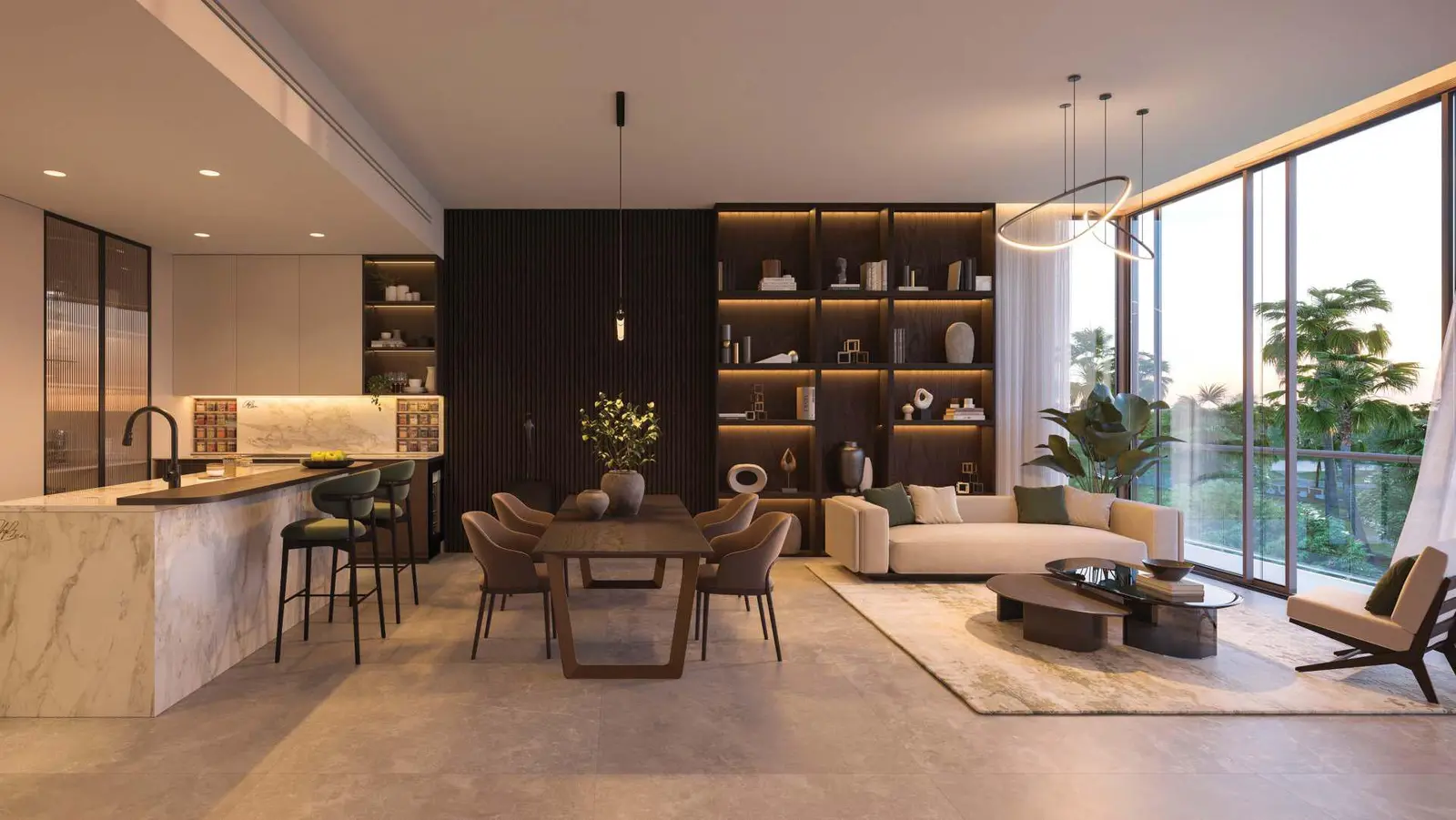 Sama Yas Yas Island Abu Dhabi apartment interiors with elegant finishes and modern design.jpg
