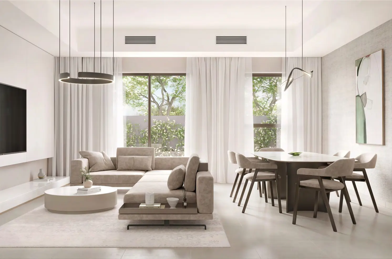 Al Deem Townhomes Abu Dhabi stylish interiors with contemporary finishes in Yas Island’s family-friendly community..jpg