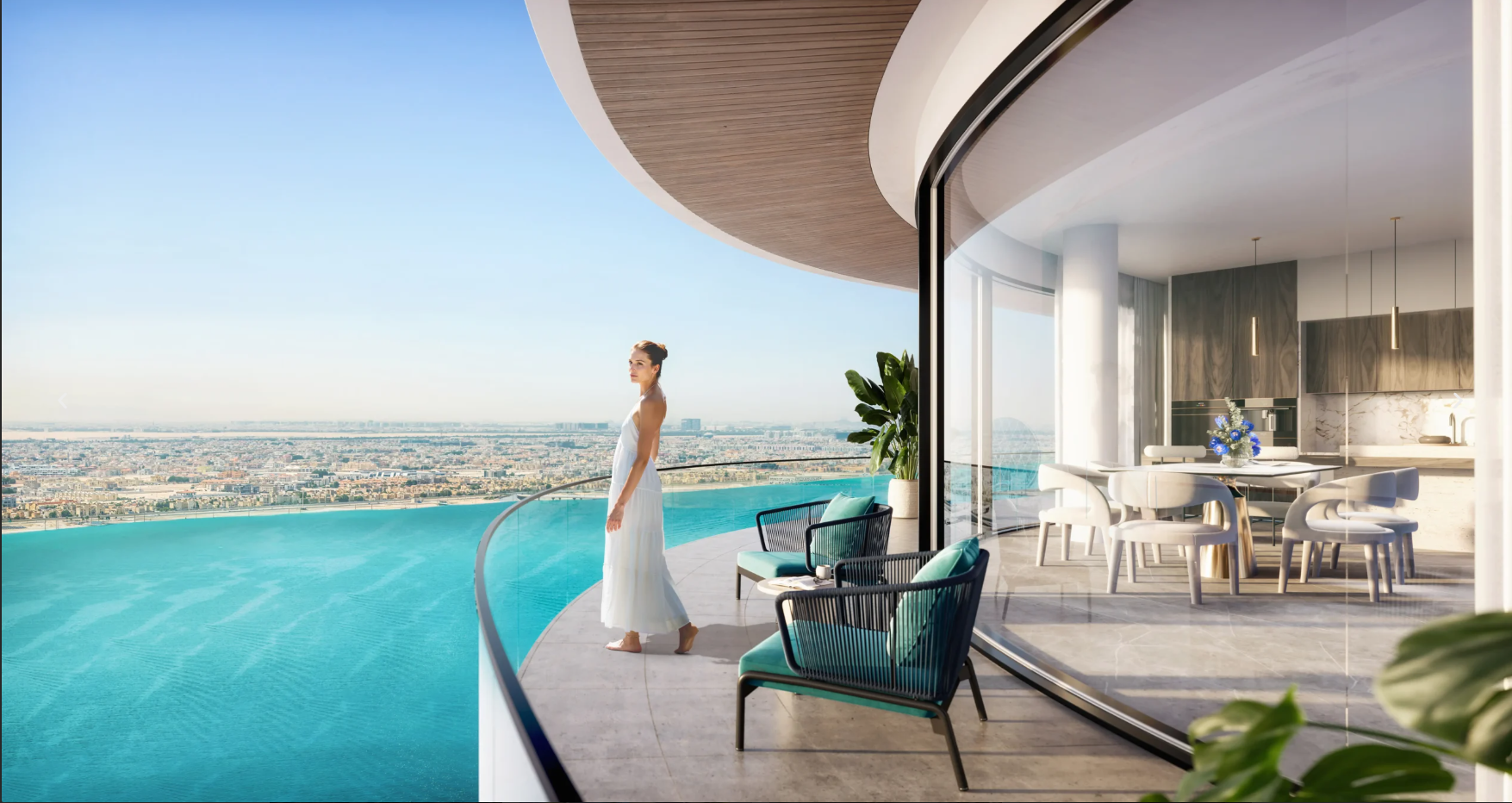 Iconic Sea La Vie Abu Dhabi Yas Island exterior design showcasing contemporary residential towers and waterfront elegance.