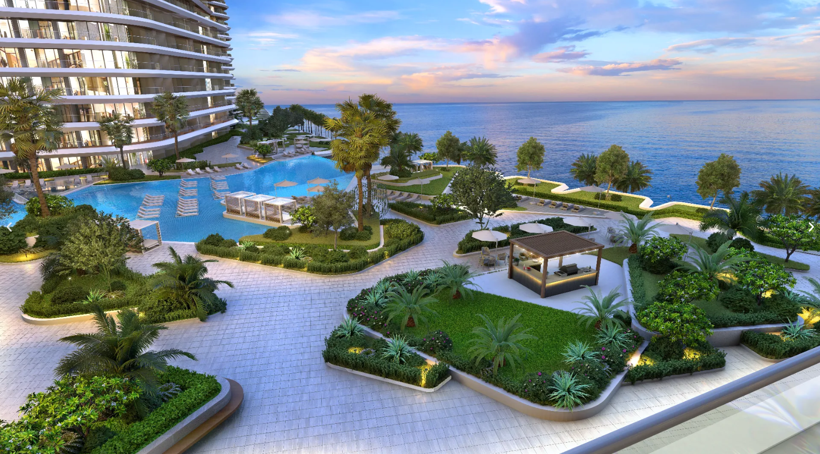 Yas Island Sea La Vie Residences Abu Dhabi modern waterfront towers set against serene sea views.