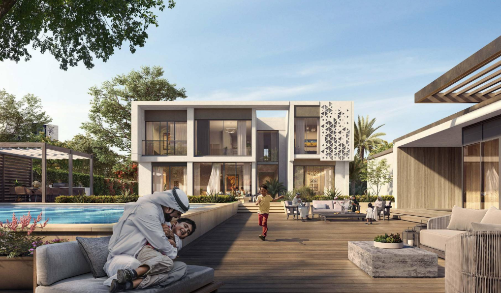 Al Deem Townhomes Abu Dhabi community Exterior View.PNG