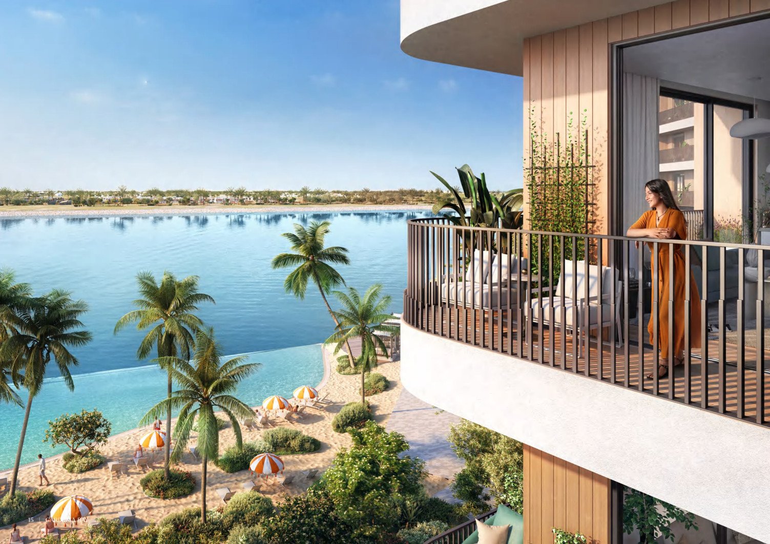 Gardenia Bay Yas Island Abu Dhabi waterfront residences with sustainable lifestyle and modern apartments