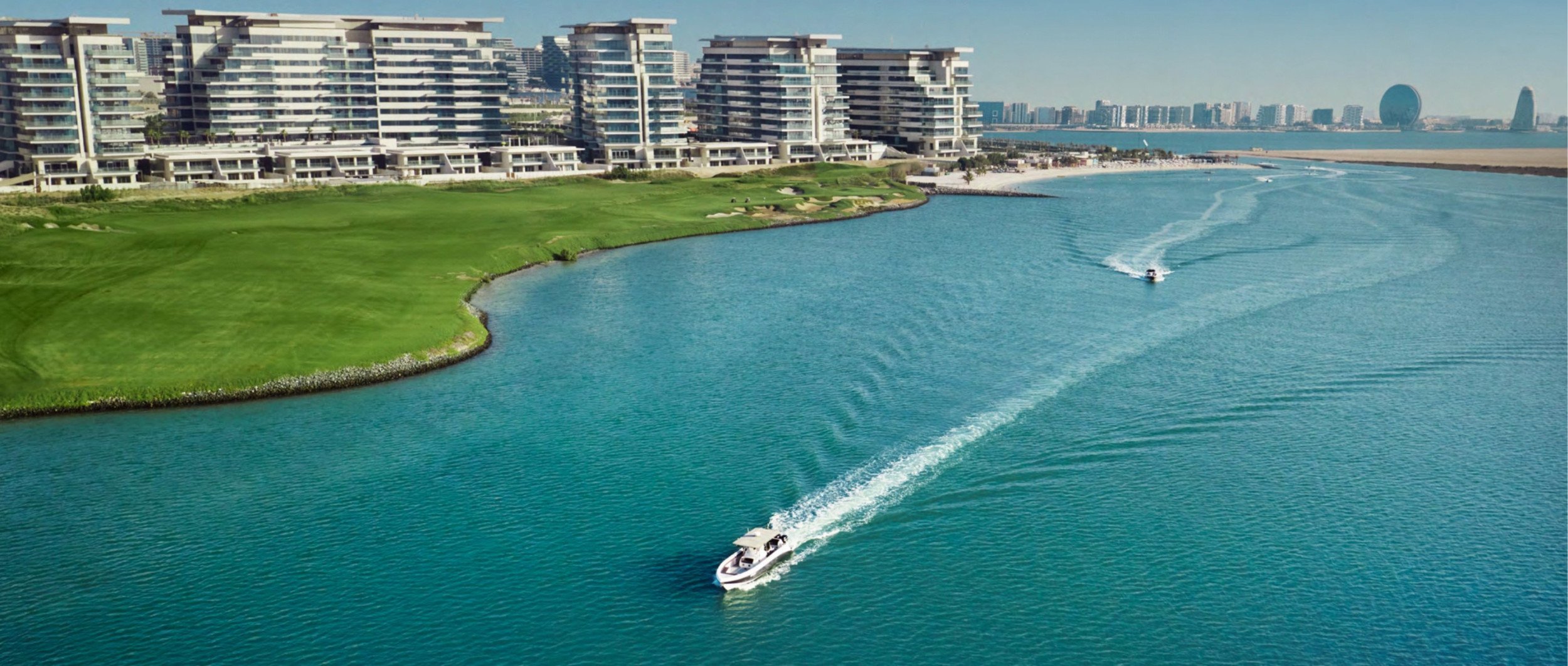 Mayan by Aldar luxury waterfront residences on Yas Island Abu Dhabi featuring contemporary apartments and resort-style community living.