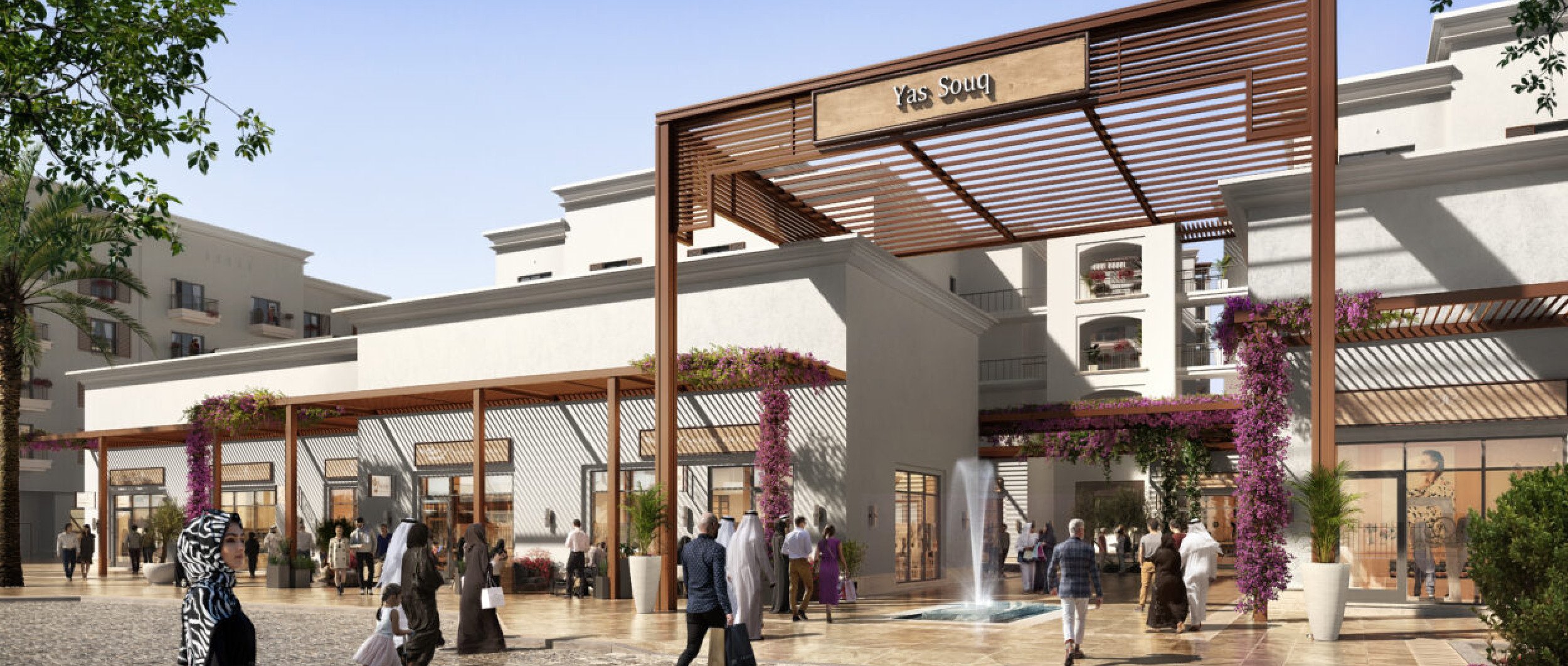 Souq Furnished Apartments at Yas Golf Collection Yas Island Abu Dhabi – furnished studios and 1 bedroom apartments with golf course views
