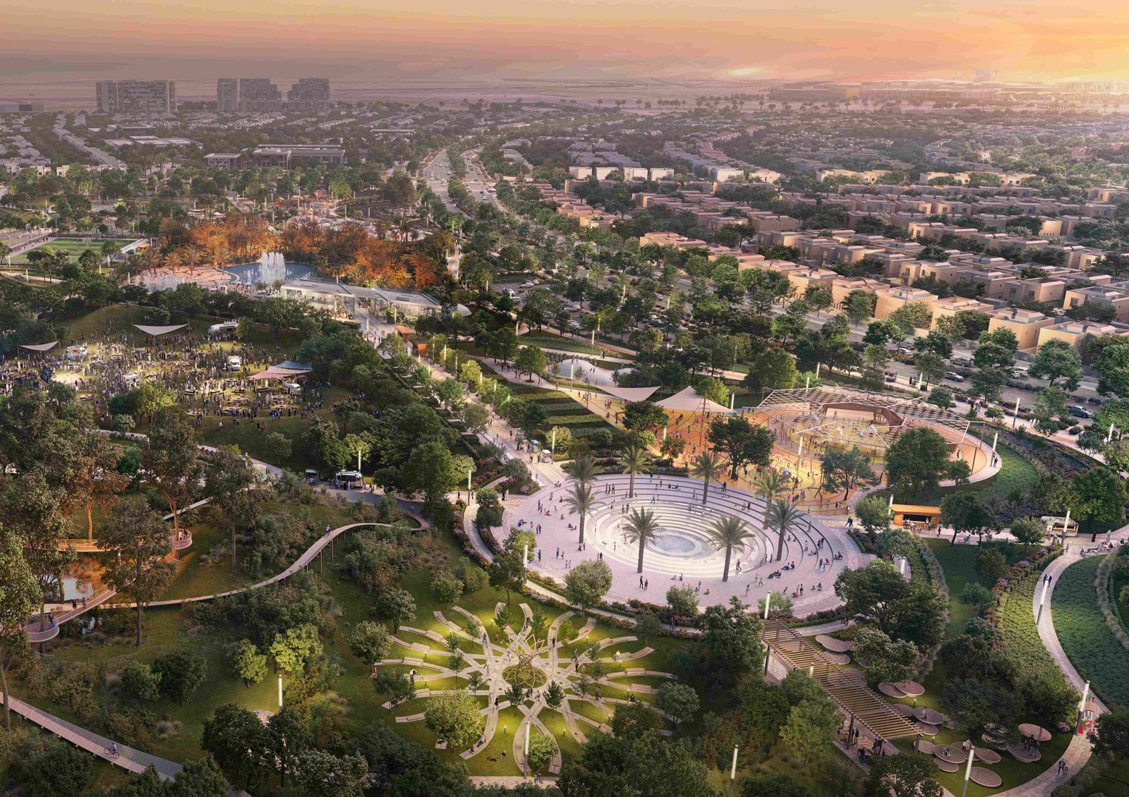 Premium family villas with modern interiors and nature surroundings Yas Park Views Abu Dhabi